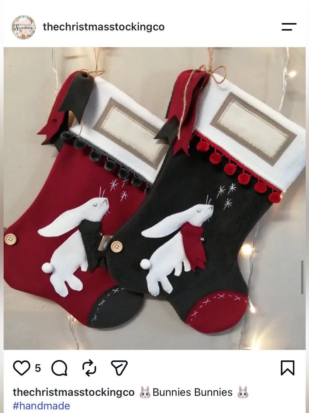 ISO Stockings made by this Etsy seller!